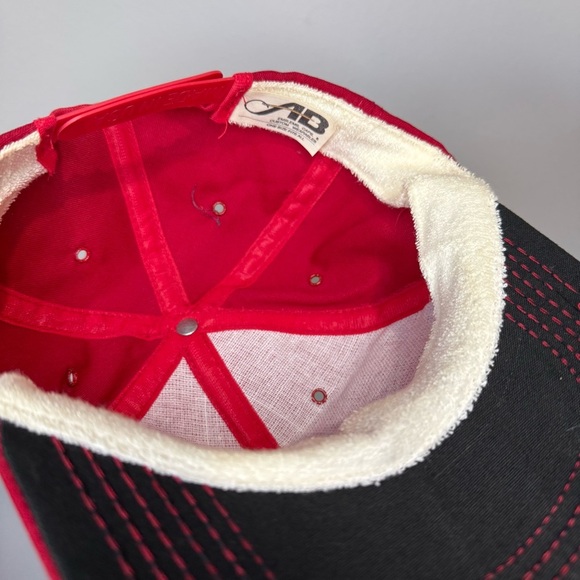 Vintage Marlboro Racing Team Snapback Hat Red Adjustable Cap - Picture 6 of 7